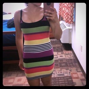 Colorful mini dress